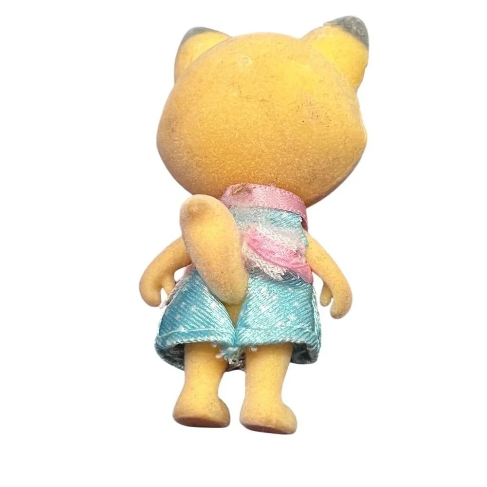 Vintage Sylvanian Families‎ Whiskers Spotted Cat Girl Figure honey bee acres